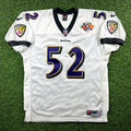 2000 Nike NFL Authentic Jersey Baltimore Ravens Ray Lewis Super Bowl XXXV SZ. 52