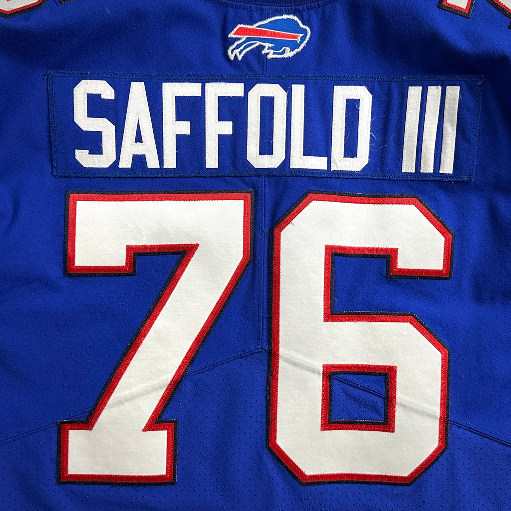 2022 Nike NFL Game-Used Jersey Buffalo Bills Rodger Saffold Sz. 46 Team COA