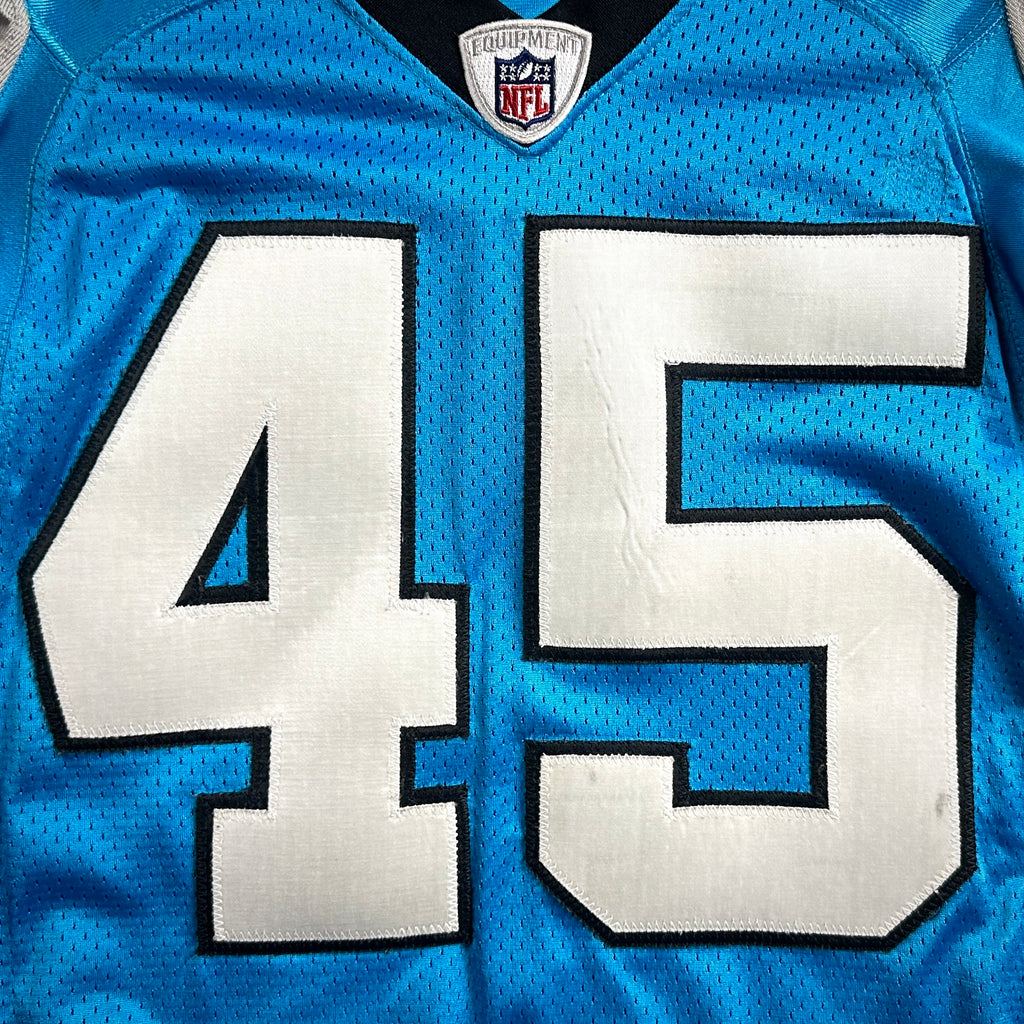 2011 Reebok NFL Game Used Worn Jersey Carolina Panthers Jerome Felton 3 Games
