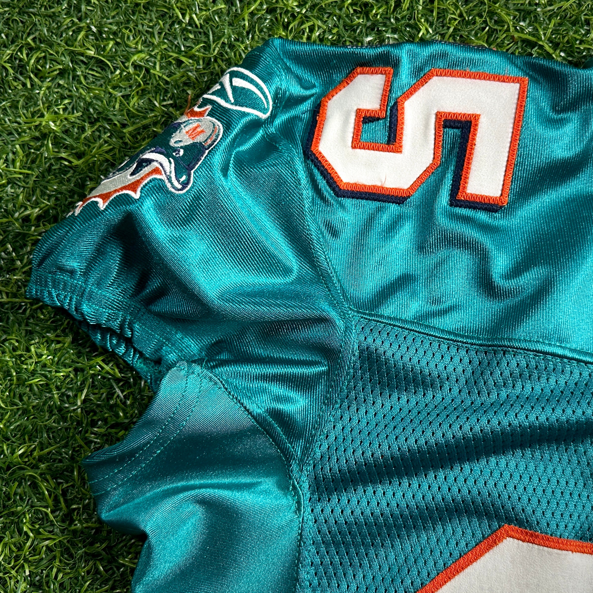 2009 Reebok NFL Authentic Game-Used Miami Dolphins Jersey Kory Sperry Rookie Sz. 46