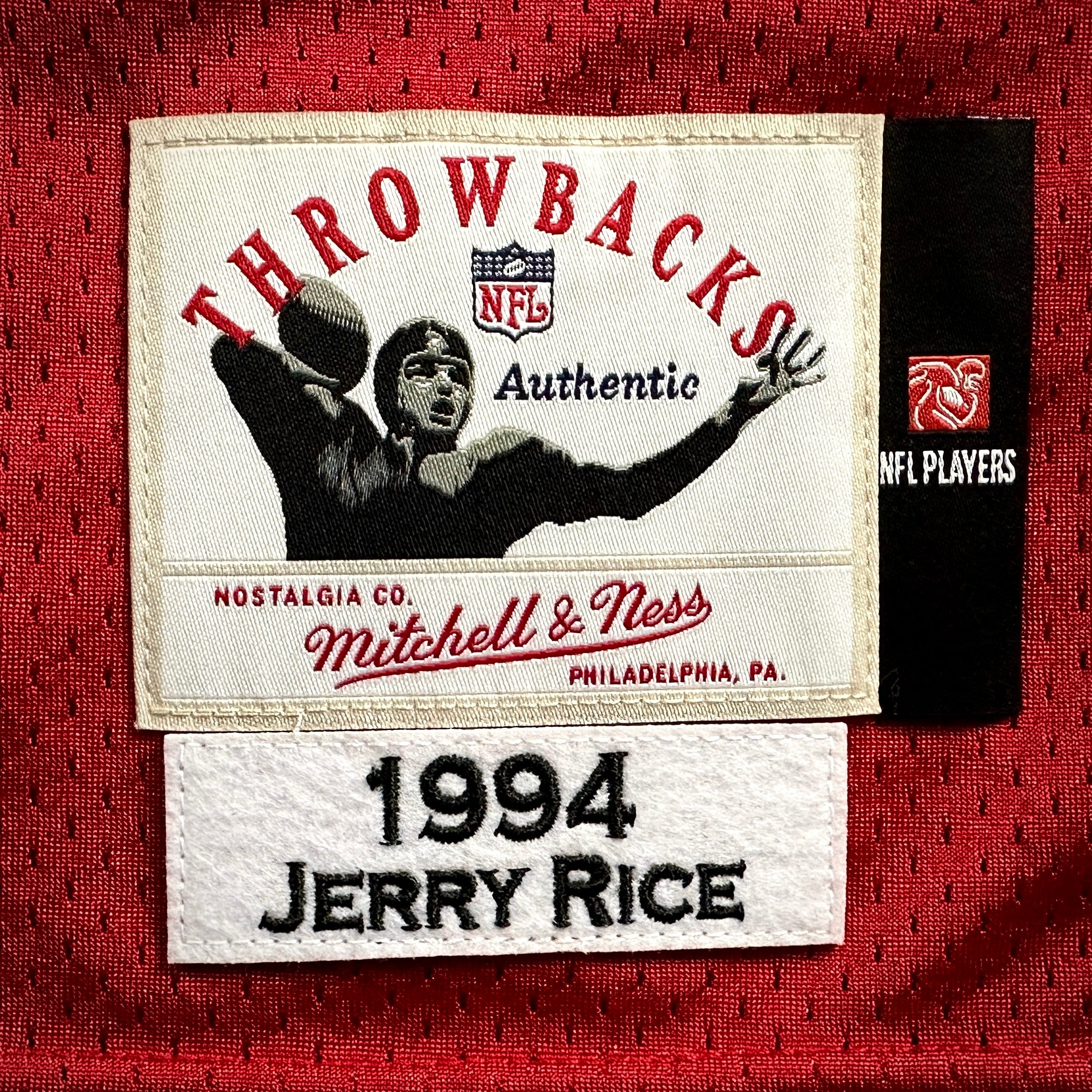 New! Mitchell & Ness 1994 Authentic Jersey San Francisco 49ers Jerry Rice Sz 44