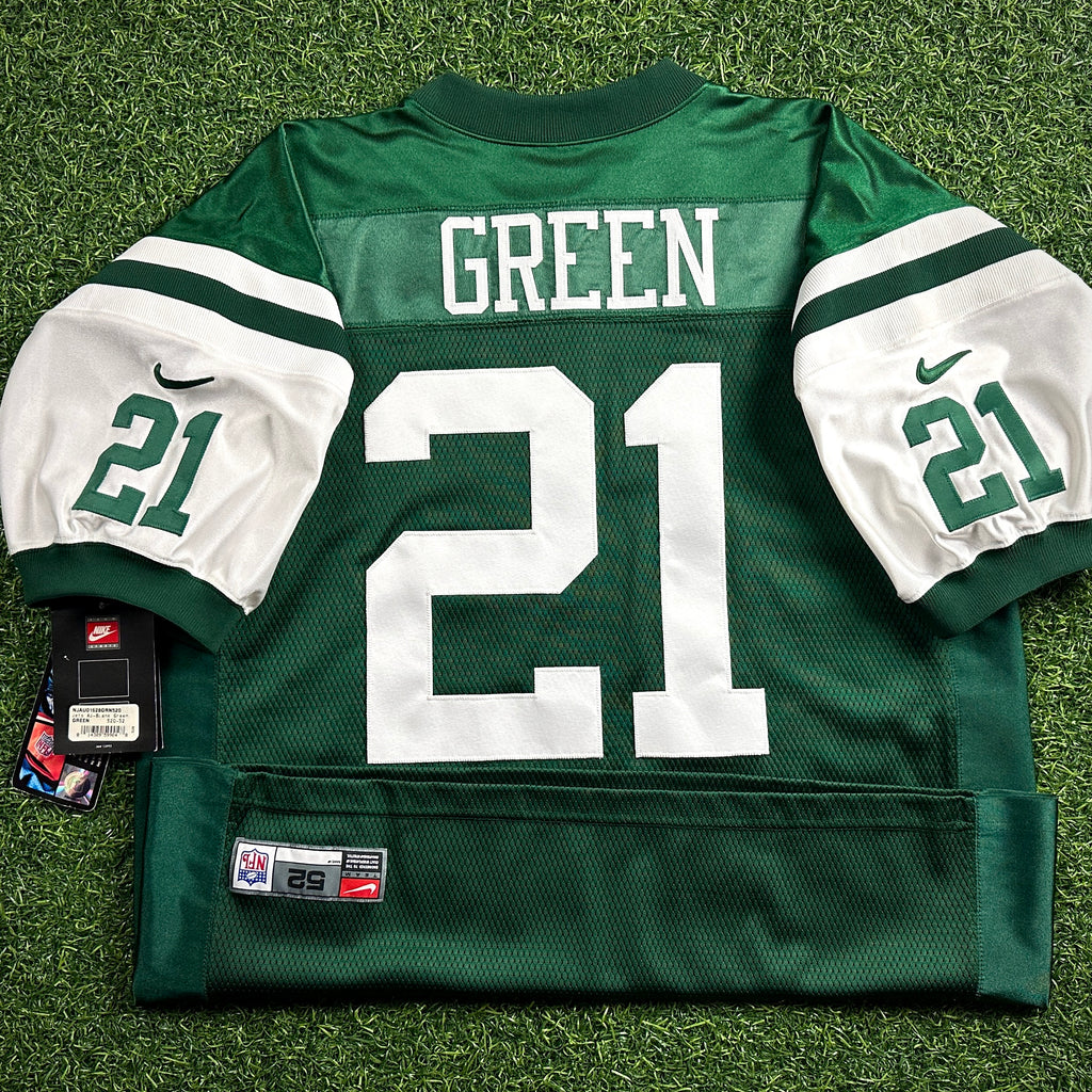 New! 2000 Nike NFL Authentic Jersey New York Jets Victor Green Sz. 52 NWT