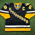 1994 CCM NHL Center Ice Authentic Jersey Pittsburgh Penguins Mario Lemieux Sz. 48 Vintage
