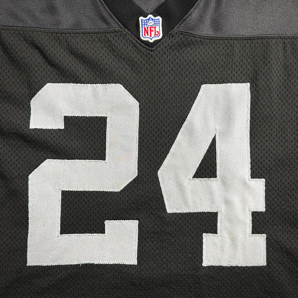 2001 Reebok NFL Authentic Jersey Oakland Raiders Charles Woodson Sz. 48 Vintage