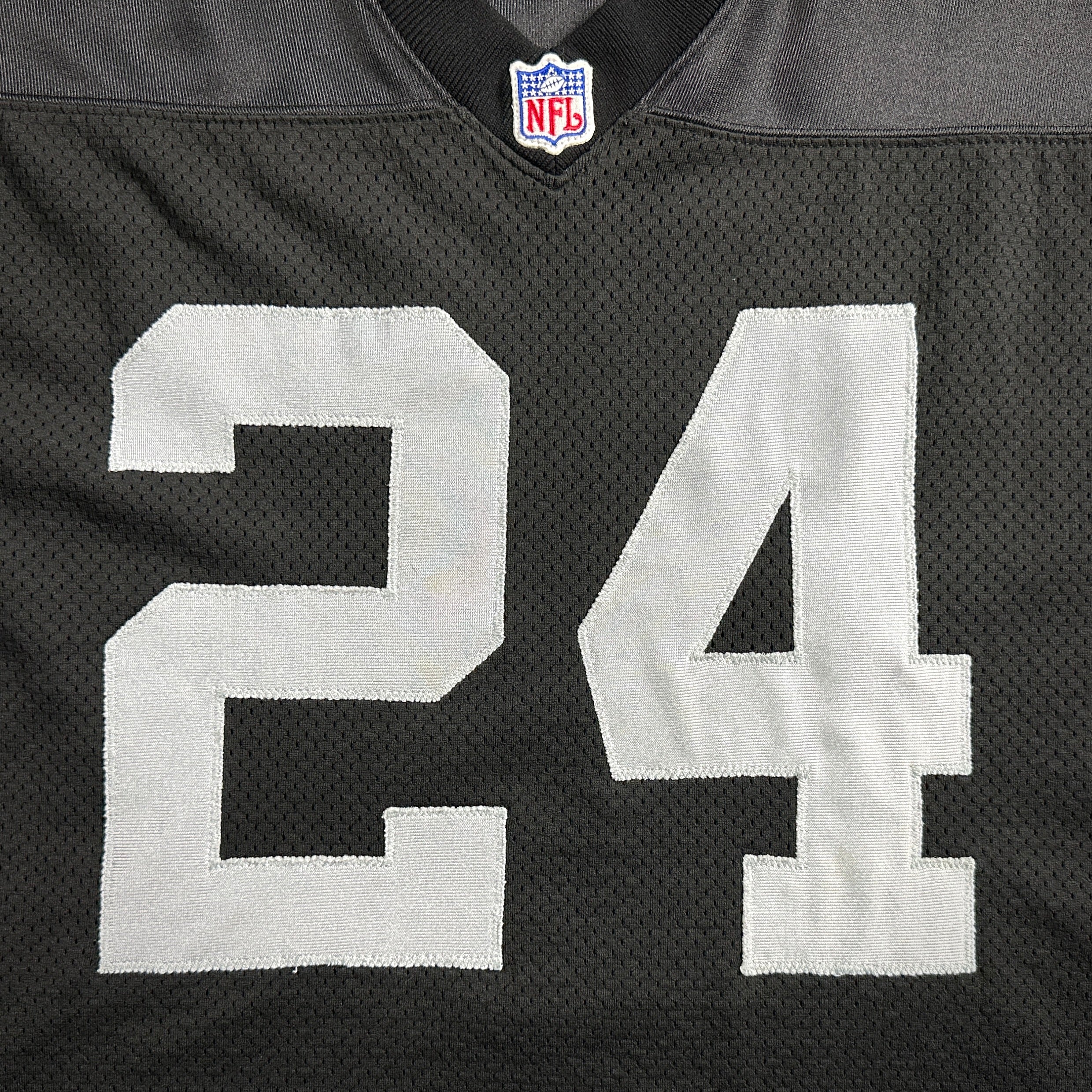 2001 Reebok NFL Authentic Jersey Oakland Raiders Charles Woodson Sz. 48 Vintage