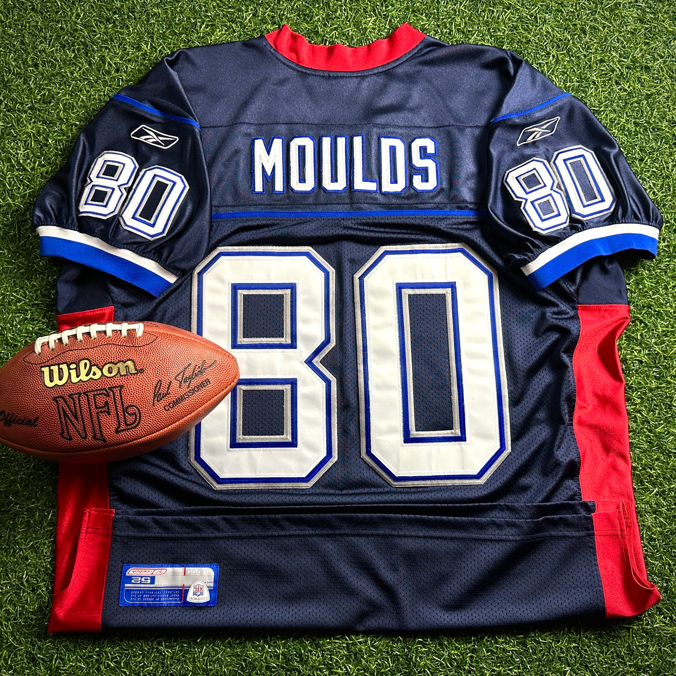 2003 Reebok NFL Authentic Jersey Buffalo Bills Eric Moulds Sz. 52 Vintage