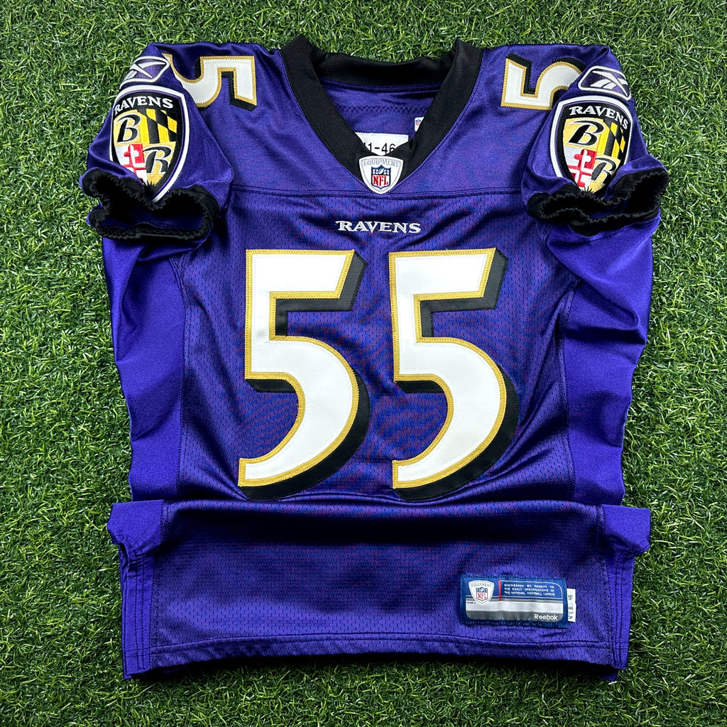 2011 Reebok NFL Authentic Team-Issued Game Jersey Baltimore Ravens Terrell Suggs Autograph PSA Cert