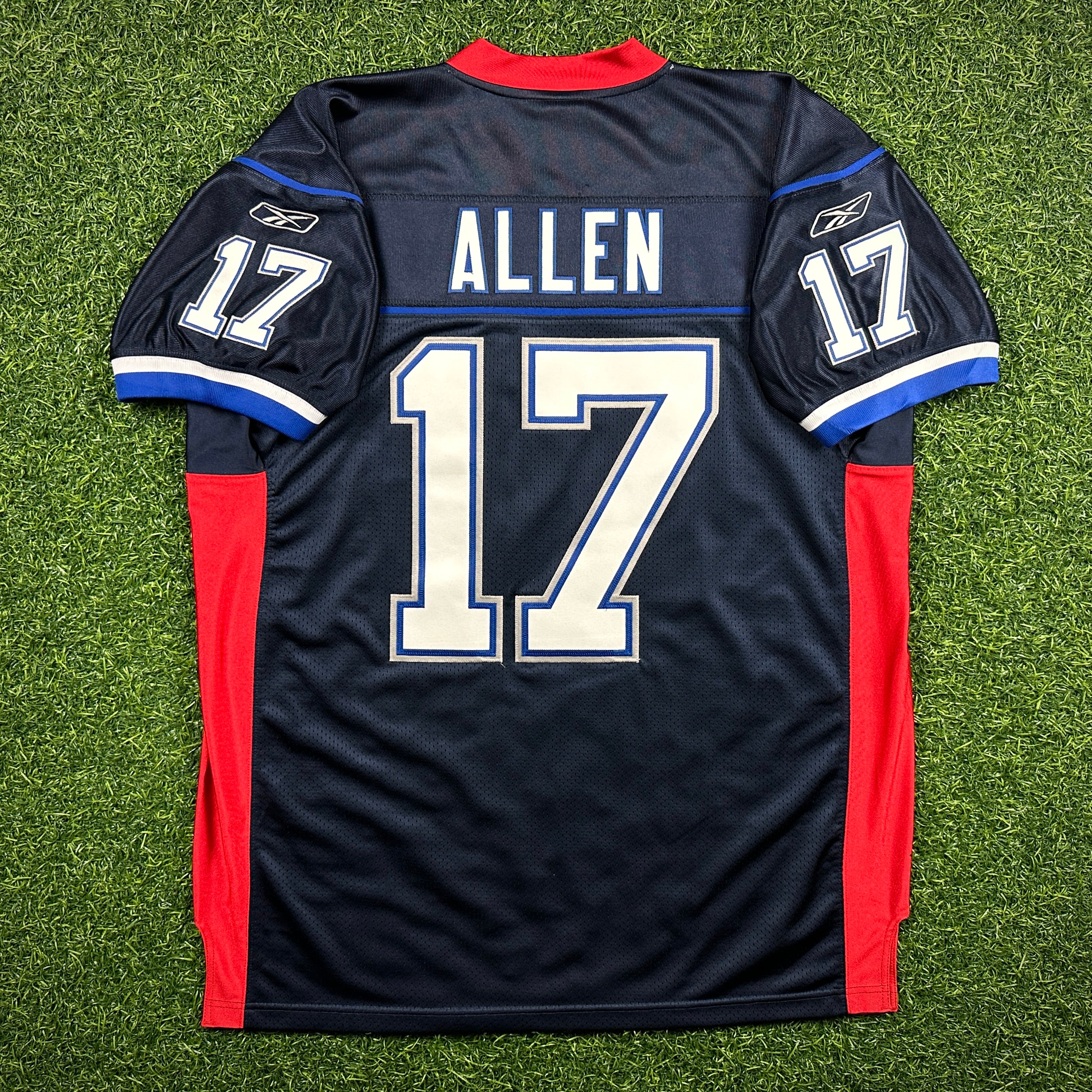 Reebok NFL Authentic Reverse Retro Jersey Buffalo Bills Josh Allen Sz. 52