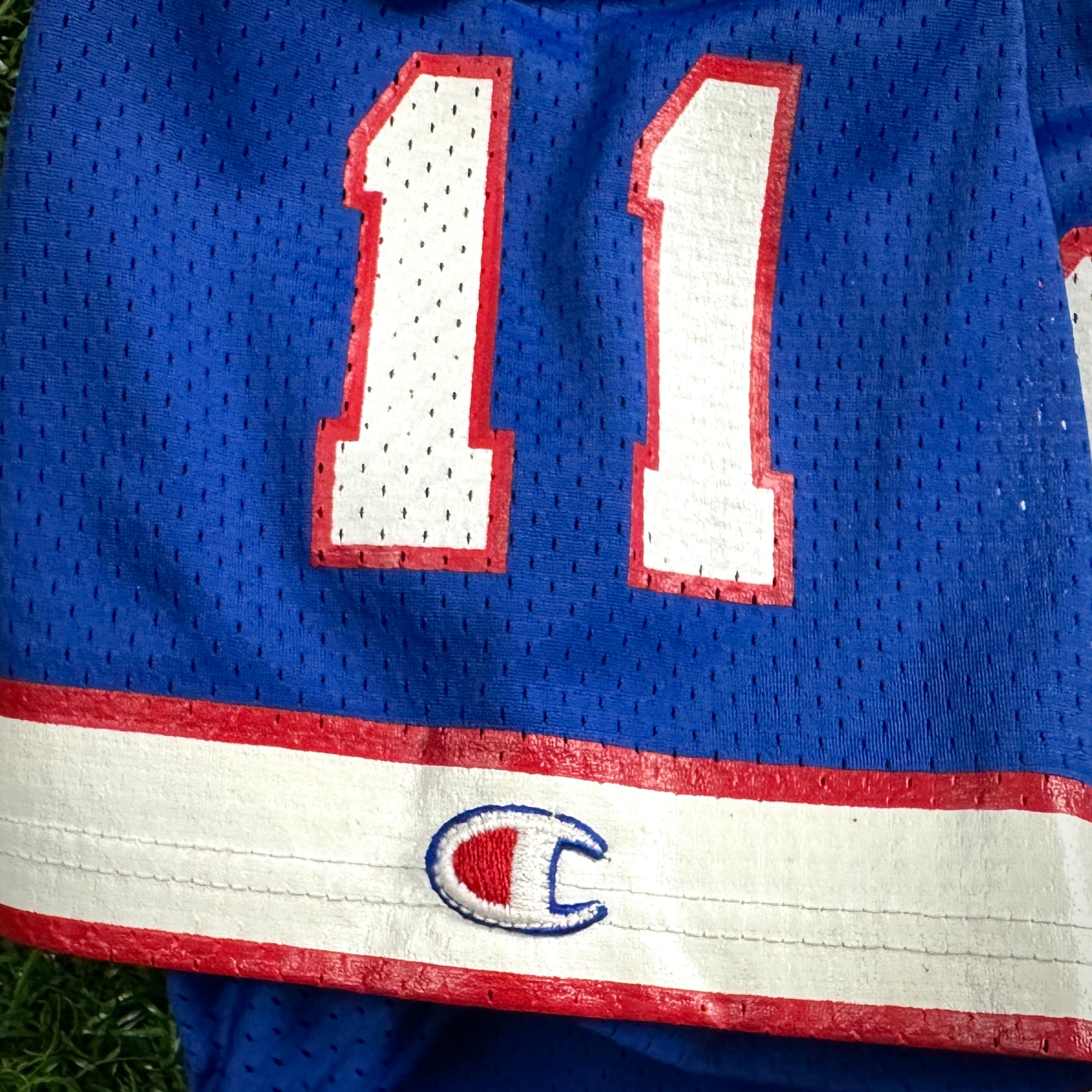 1991 Champion NFL Team Issued Game Jersey Buffalo Bills Scott Norwood Sz. 44