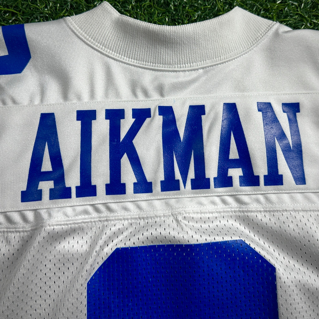 1999 Nike NFL Authentic Jersey Dallas Cowboys Troy Aikman Sz. 48 XL Vintage