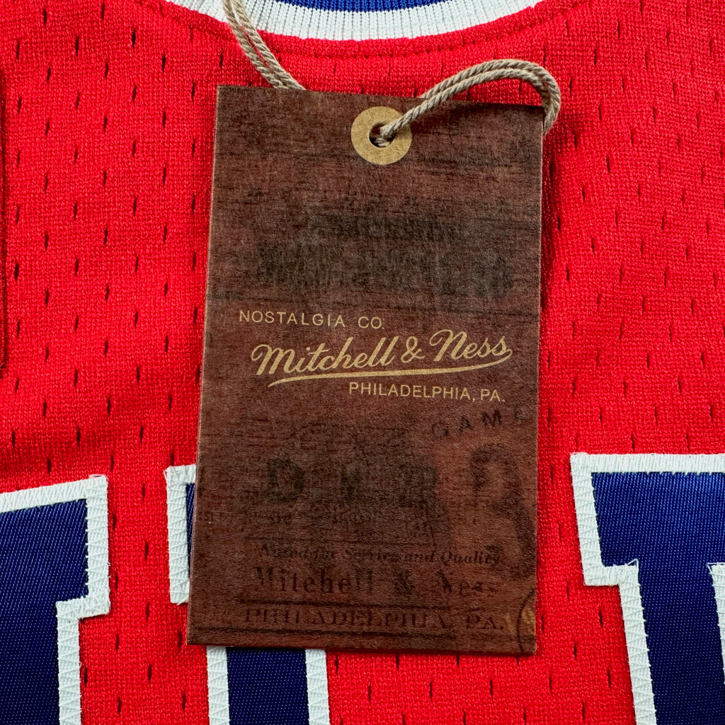 Mitchell & Ness NFL Authentic Buffalo Bills Custom Basketball Jersey Josh Allen Sz. L