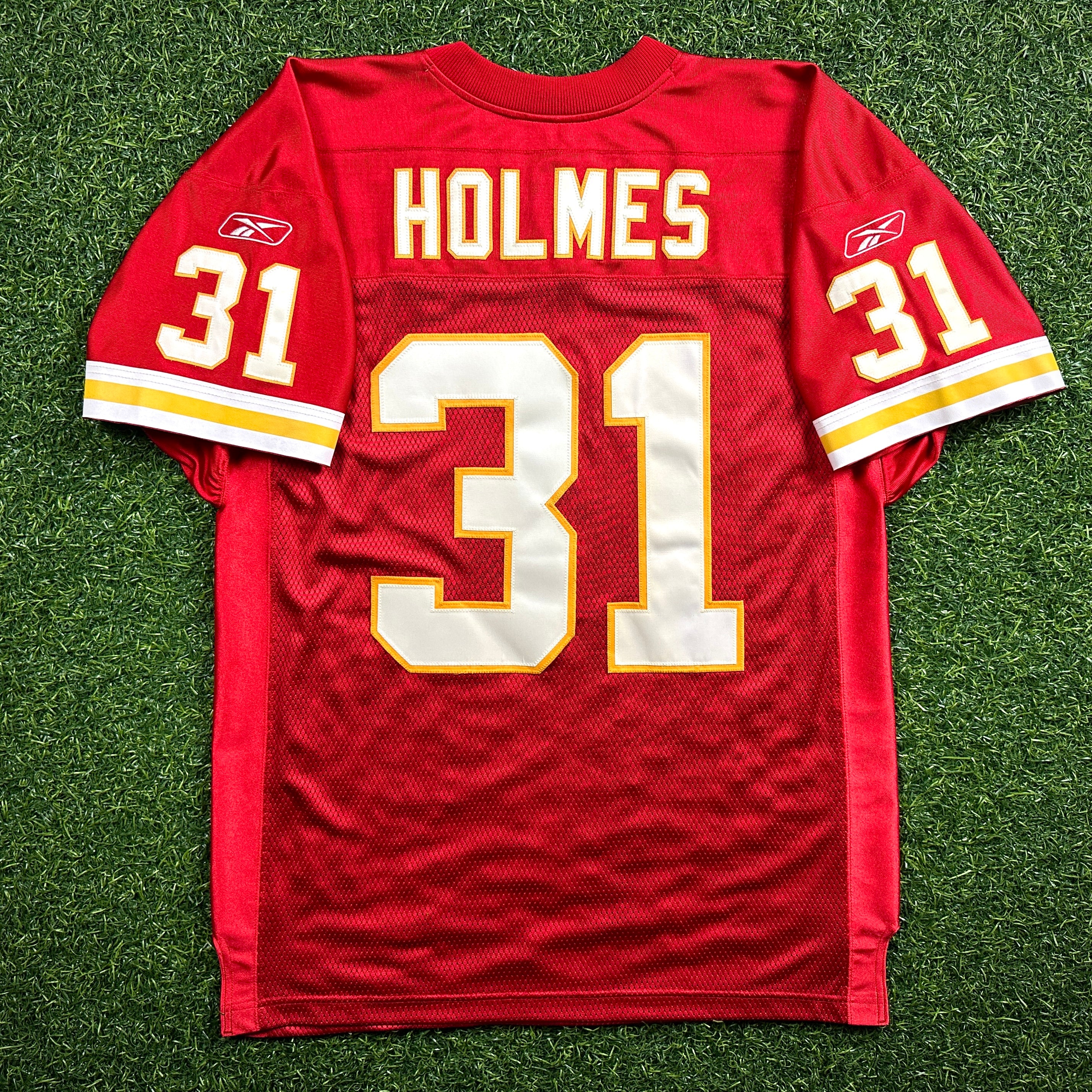 2004 Reebok NFL Authentic Jersey Kansas City Chiefs Priest Holmes Sz. 48 Vintage