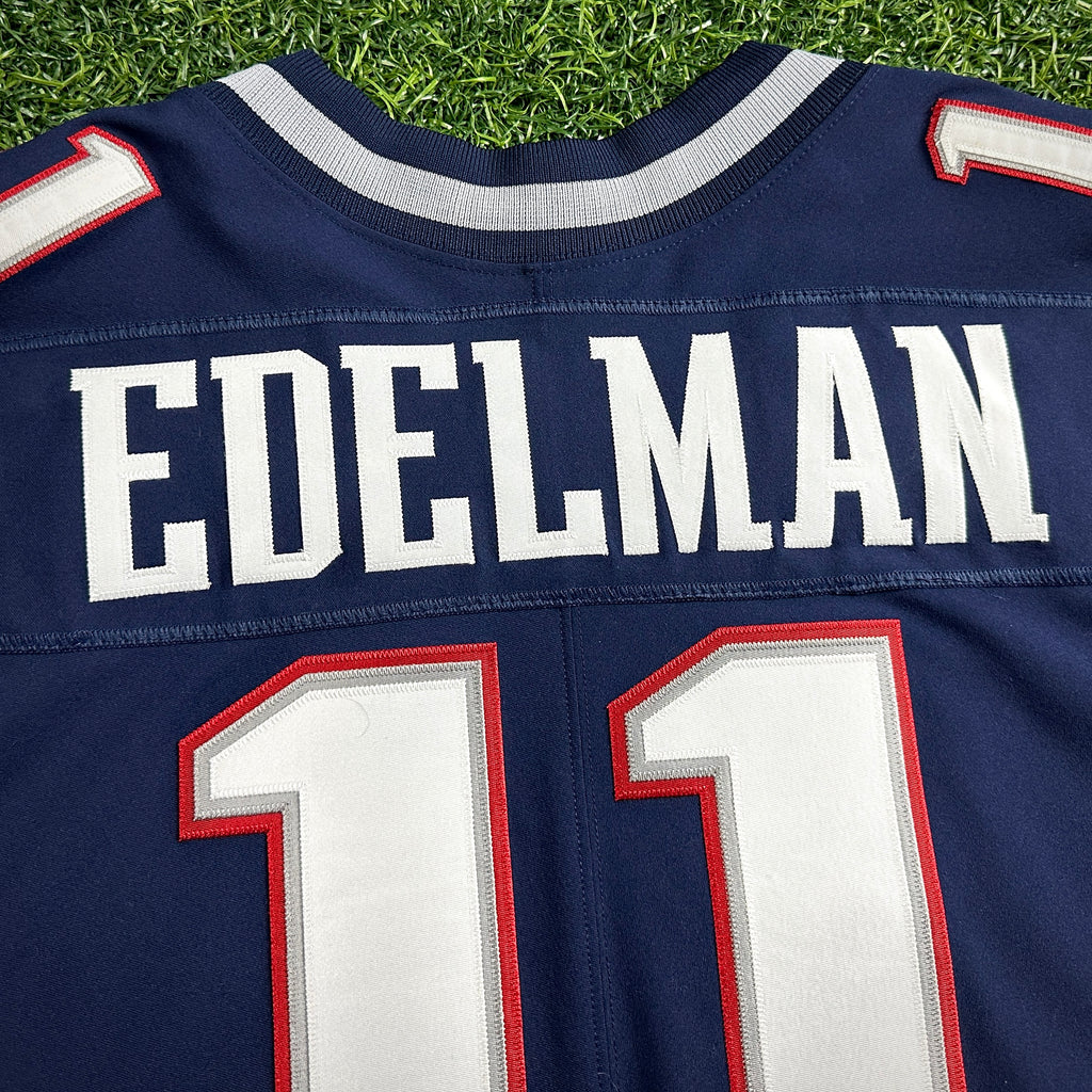 2018 Nike NFL Vapor Elite Authentic Jersey New England Patriots Julian Edelman Sz. 44 L