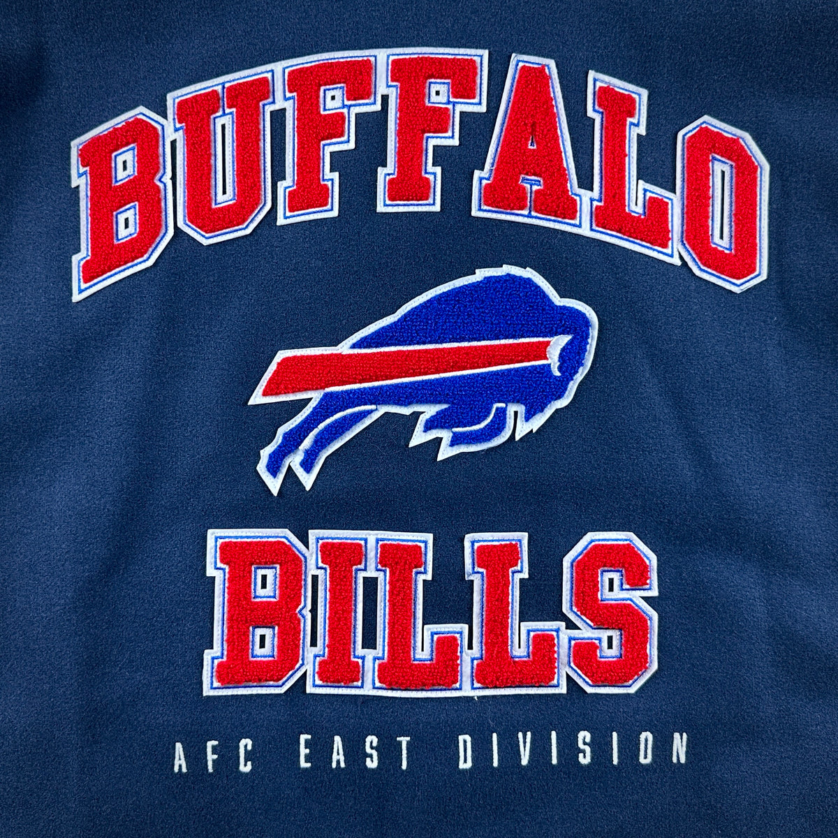 Abercrombie & Fitch NFL Varsity Bomber Jacket Buffalo Bills Sz. L