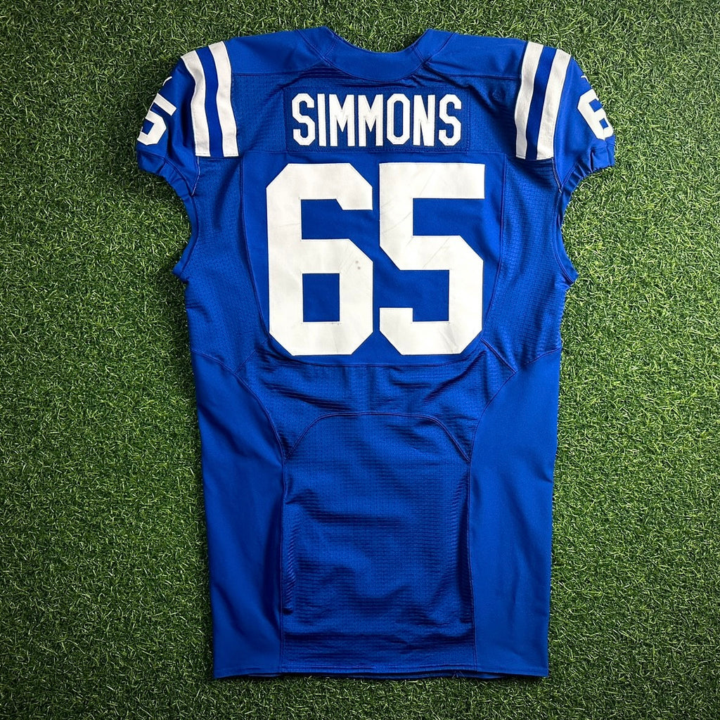 2012 Nike NFL Game-Used Jersey Indianapolis Colts Monte Simmons Team COA