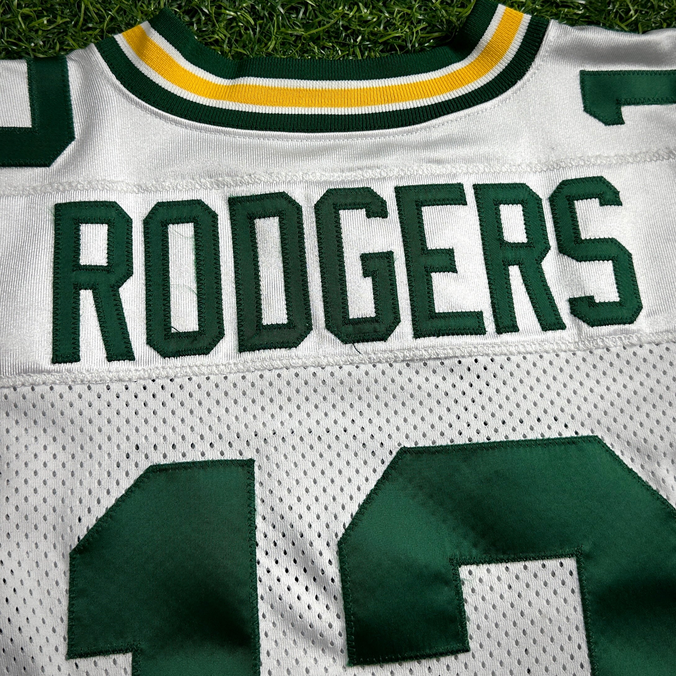 2014 Nike NFL Team Issued Game Jersey Green Bay Packers Aaron Rodgers Sz. 42 HOF