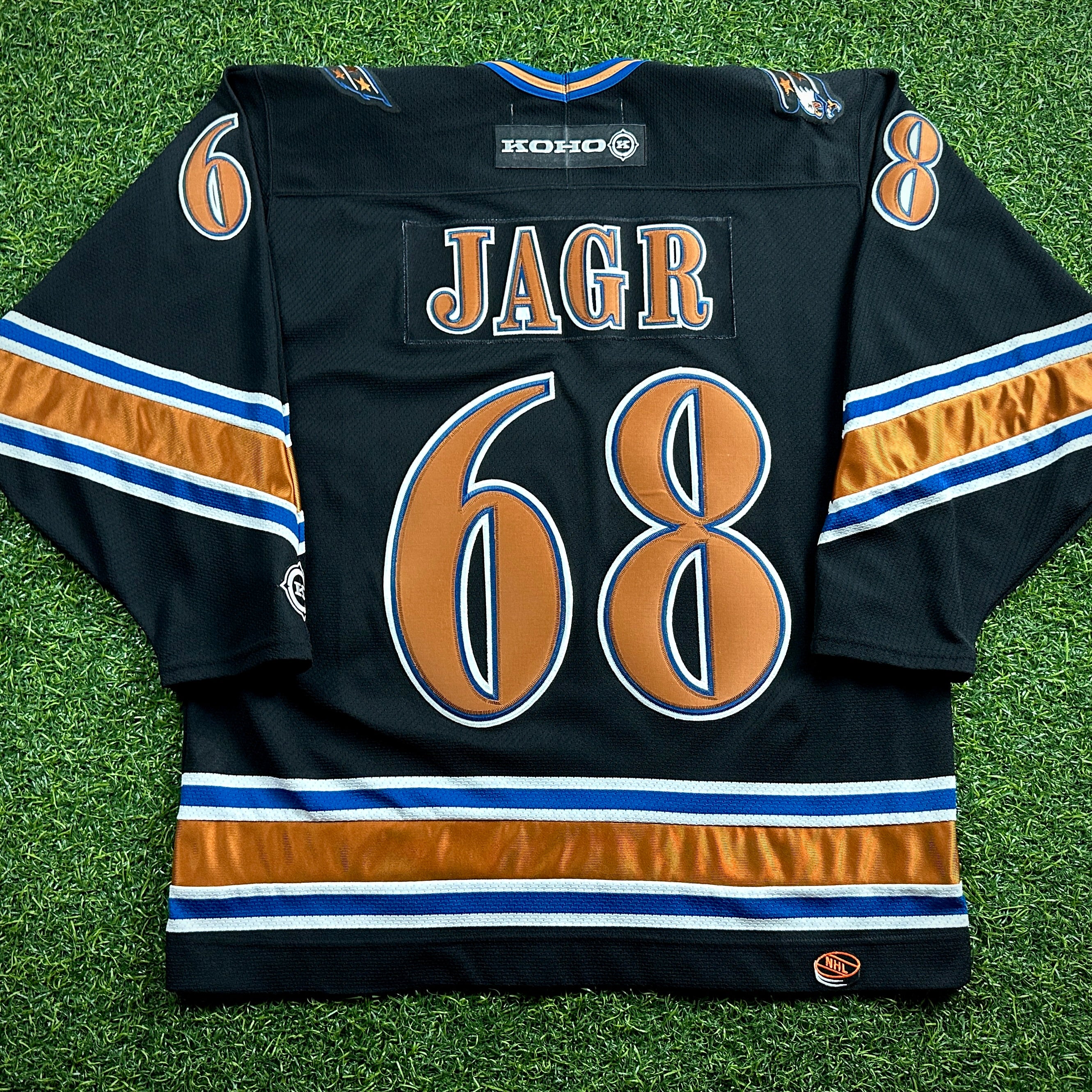 2001 Koho NHL Jersey Washington Capitals Jaromir Jagr Sz. L Vintage