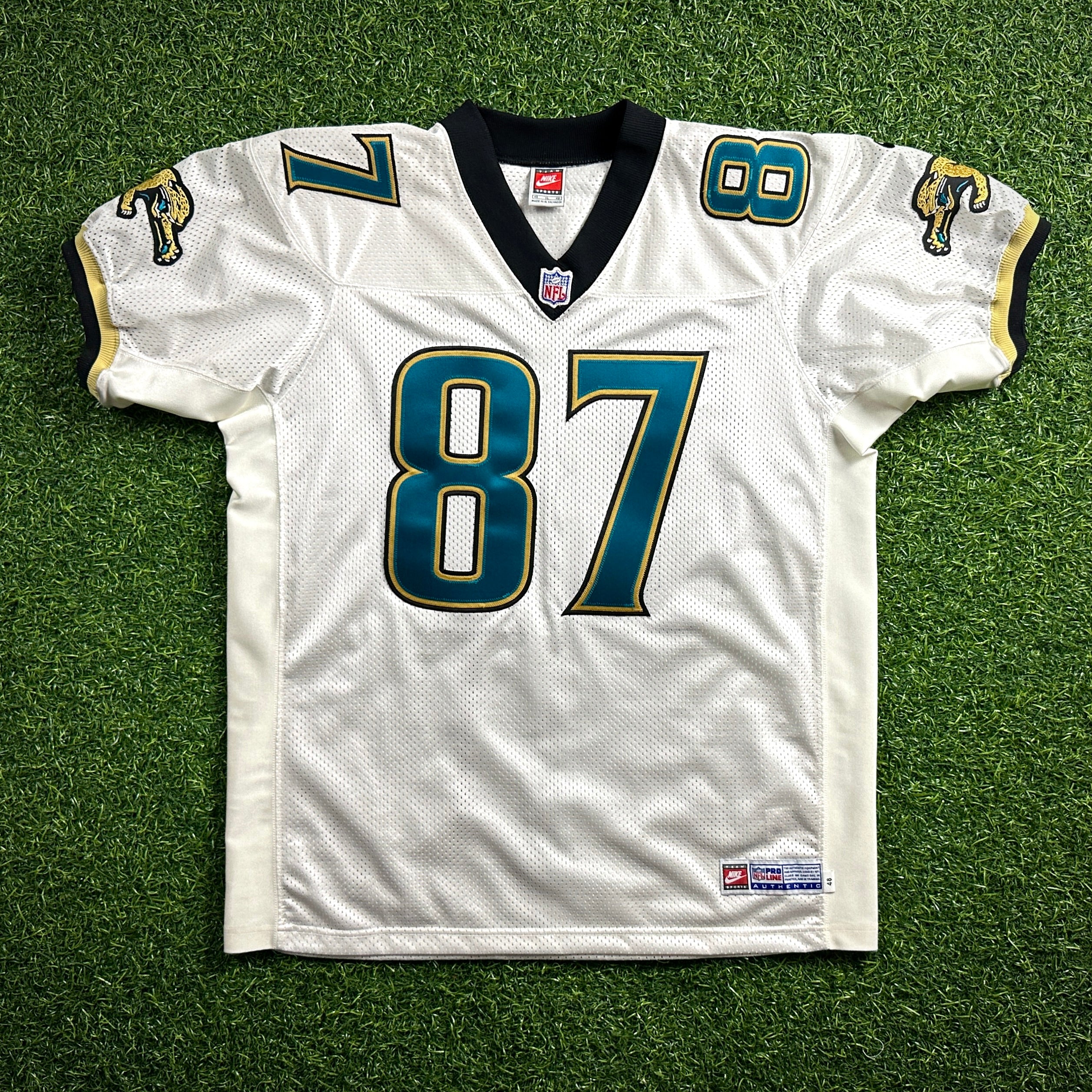 1998 Nike NFL Pro Line Authentic Jersey Jacksonville Jaguars Kennan McCardell Sz. 48 Away