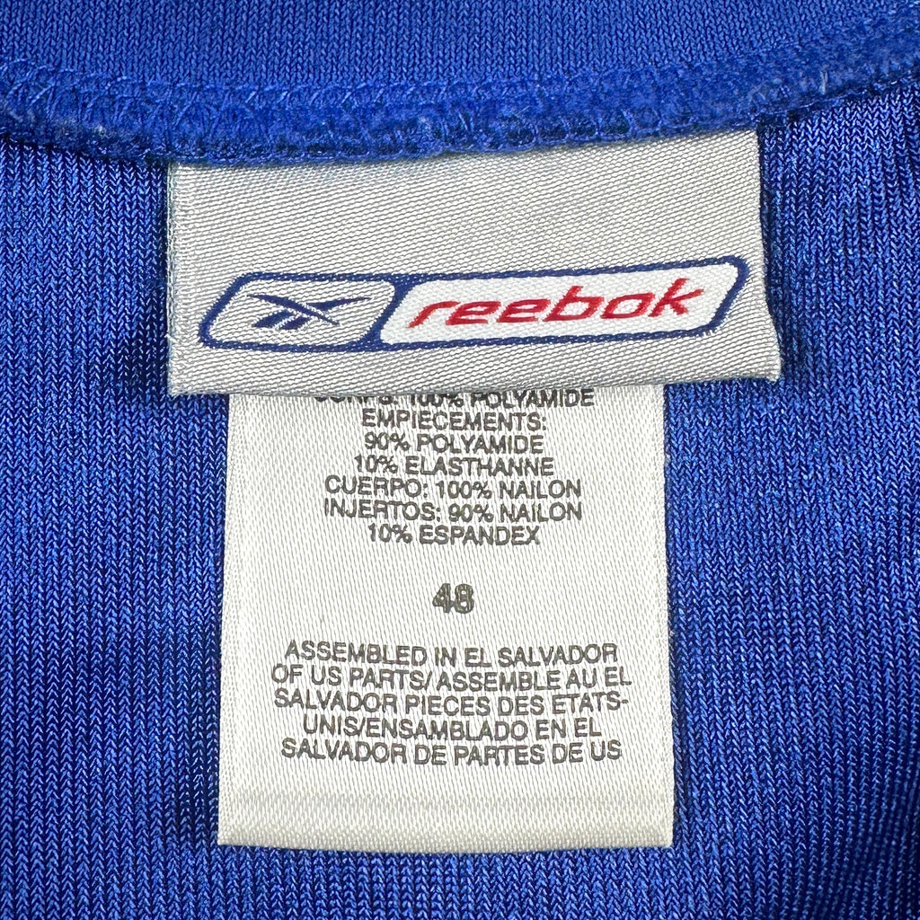 2001 Reebok NFL Authentic Jersey New York Giants Jason Sehorn Sz. 48 Helmet Tag