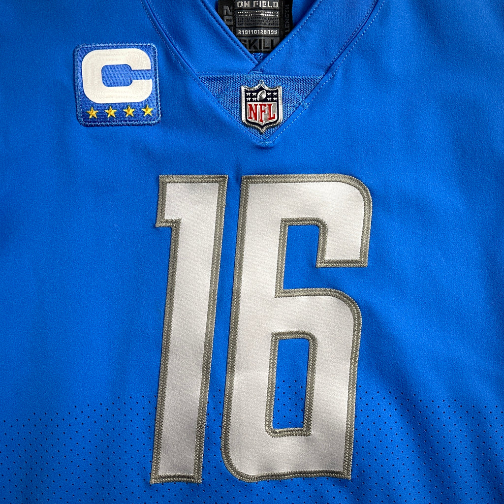 2021 Nike NFL Game-Issued Jersey Detroit Lions Jared Goff Sz. 42 SKILL COVID