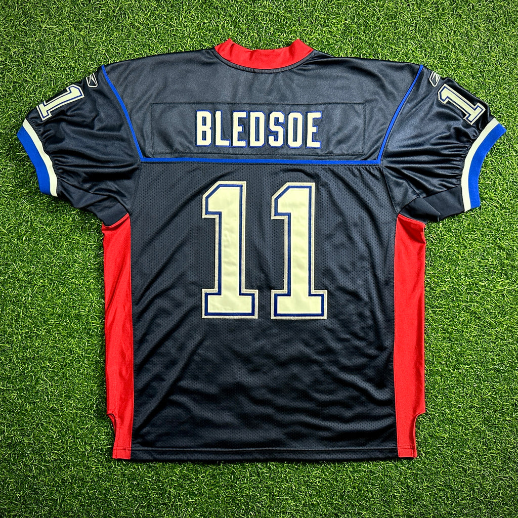 2002 Reebok NFL Authentic Jersey Buffalo Bills Drew Bledsoe Sz. 52 Vintage