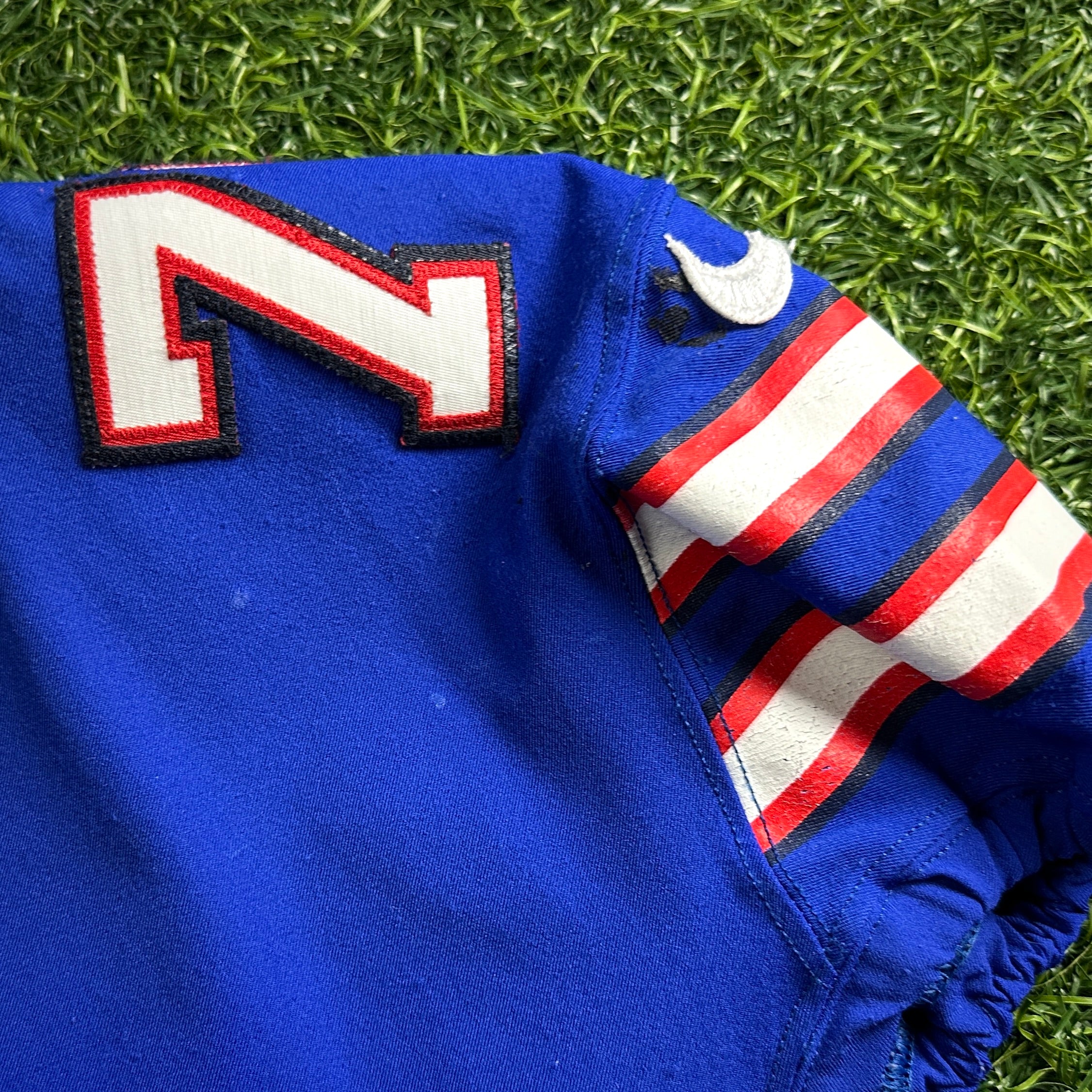 2022 Nike NFL Game-Used Jersey Buffalo Bills Rodger Saffold Sz. 46 Team COA