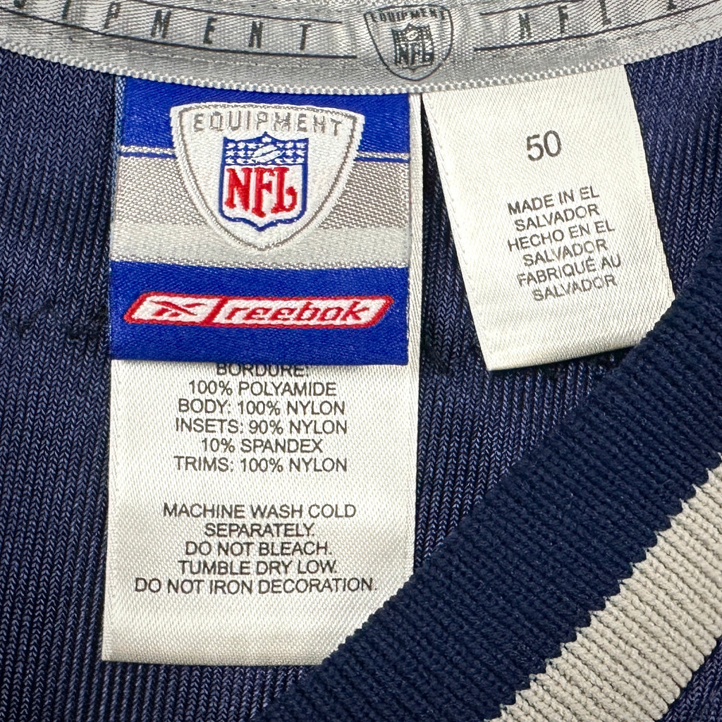 2004 Reebok NFL Authentic Jersey New England Patriots Adam Vinatieri Super Bowl XXXVIII Sz. 50
