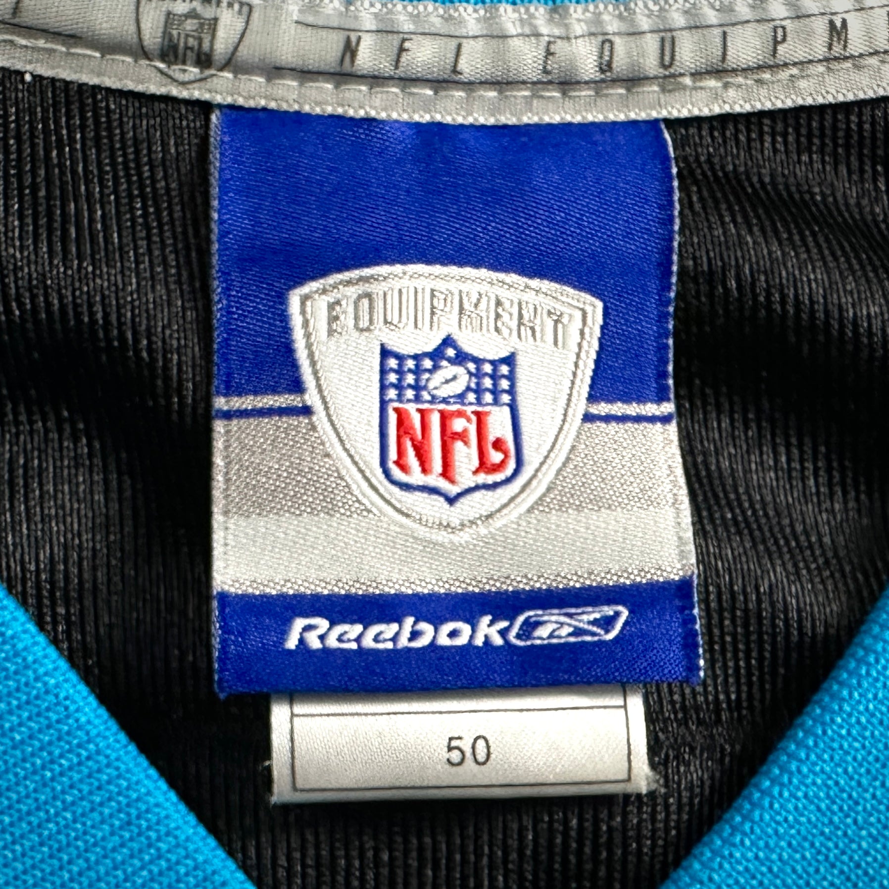 2006 Reebok NFL Authentic Jersey Carolina Panthers Steve Smith Sz. 50 Vintage