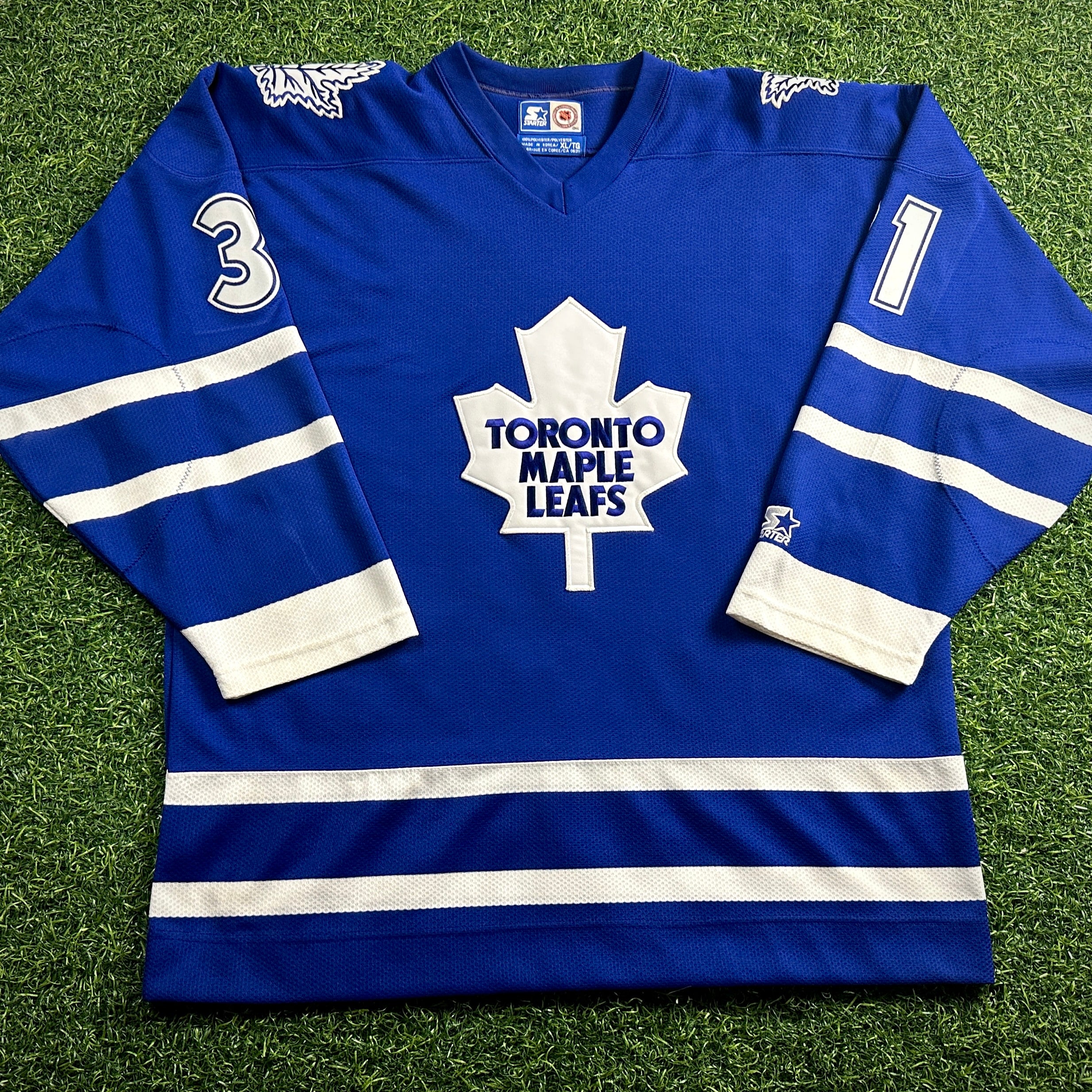 1998/99 Starter NHL Jersey Toronto Maple Leafs Curtis Joseph Sz. XL