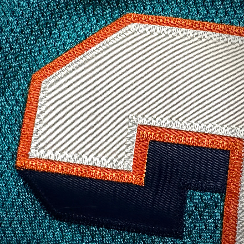 2002 Reebok NFL Authentic Jersey Miami Dolphins Ricky Williams Sz. 50 Anniversary Patch