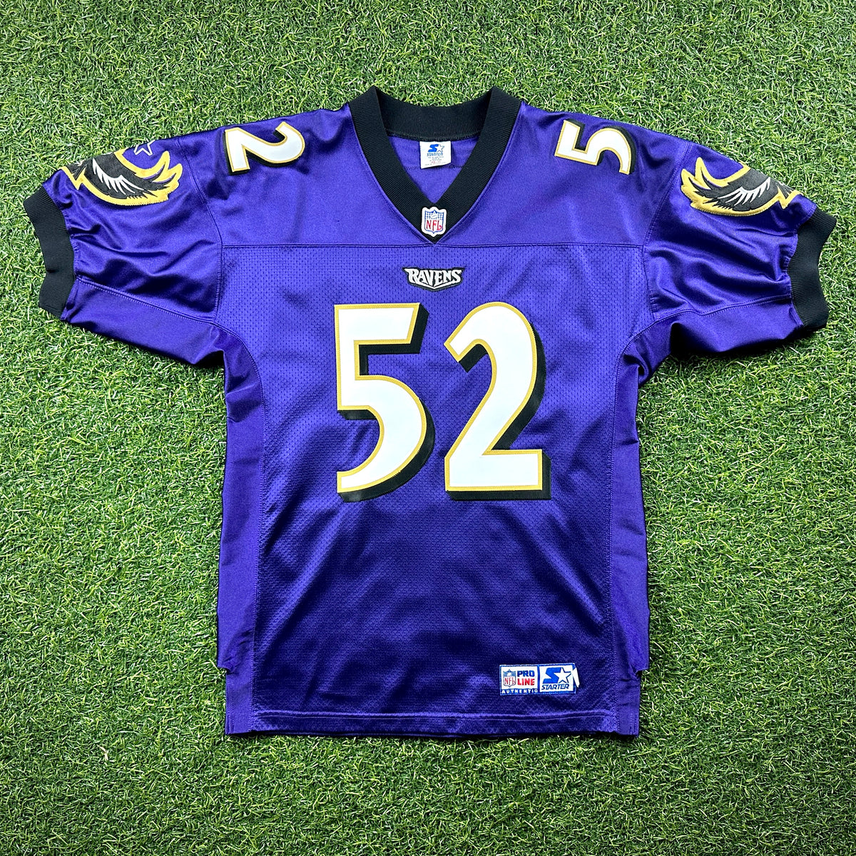 1998 Starter NFL Pro Line Authentic Jersey Baltimore Ravens Ray Lewis Sz. 46 L