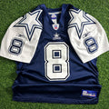 Reebok NFL Authentic Jersey Dallas Cowboys Troy Aikman 48 Throwback Double Star