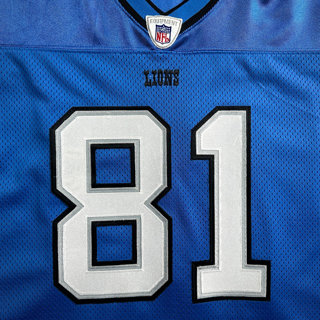 2007 Reebok NFL Authentic Jersey Detroit Lions Calvin Johnson Sz. 52 Rookie Throwback