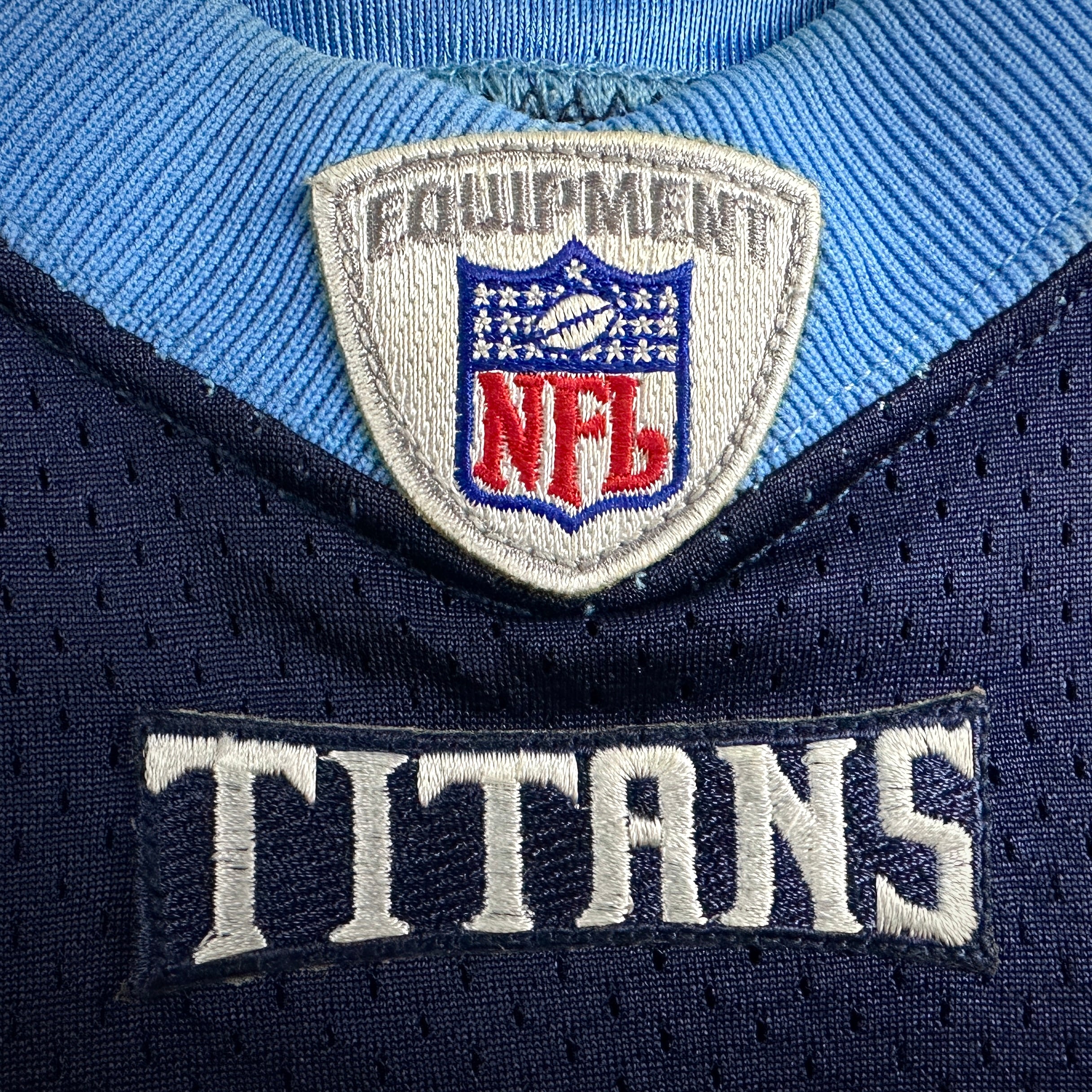 2003 Reebok NFL Game-Issued Jersey Tennessee Titans John Hampton Sz. 46 SMU