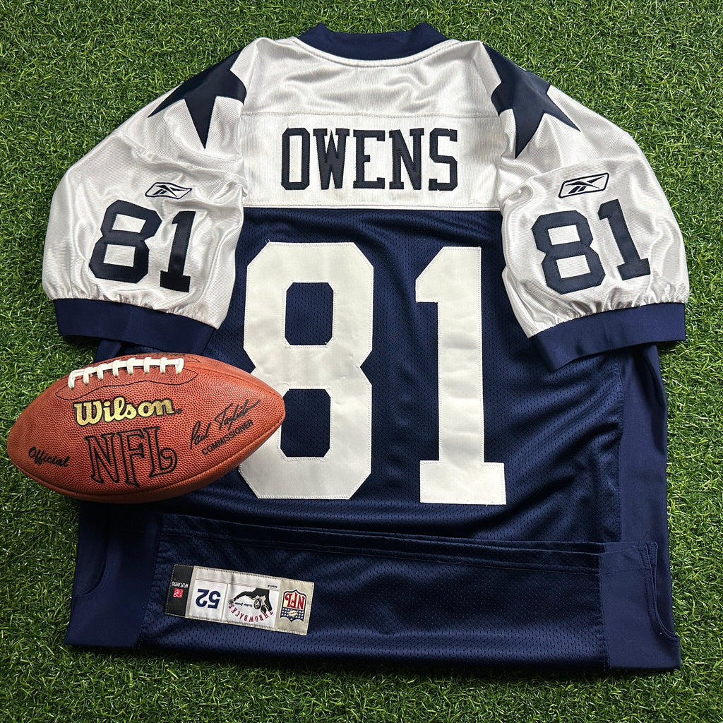 2006 Reebok NFL Authentic Jersey Dallas Cowboys Terrell Owens Sz. 52 Thanksgiving Throwback