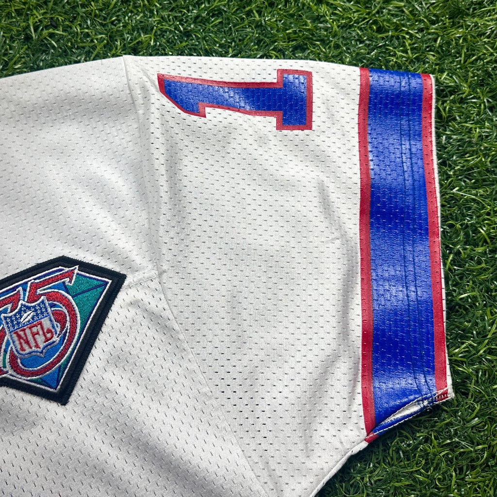 1994 Ripon Athletic NFL Authentic Jersey Buffalo Bills White Jim Kelly Sz. 44 (L)