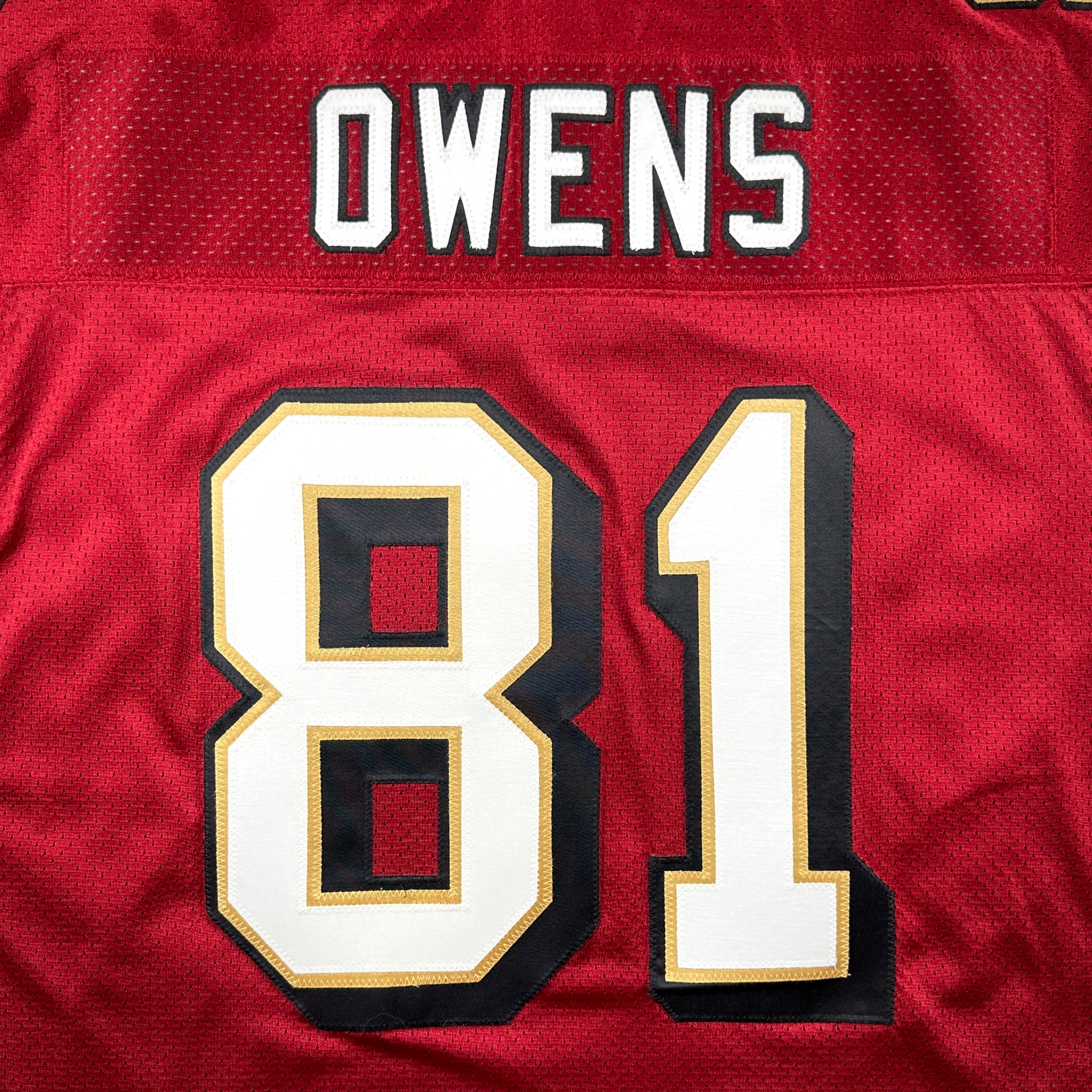 New! 2002 Reebok NFL Authentic Jersey San Francisco 49ers Terrell Owens Sz 52