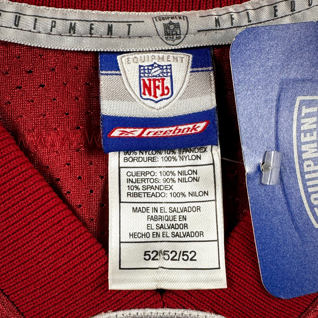 New! 2002 Reebok NFL Authentic Jersey San Francisco 49ers Terrell Owens Sz 52