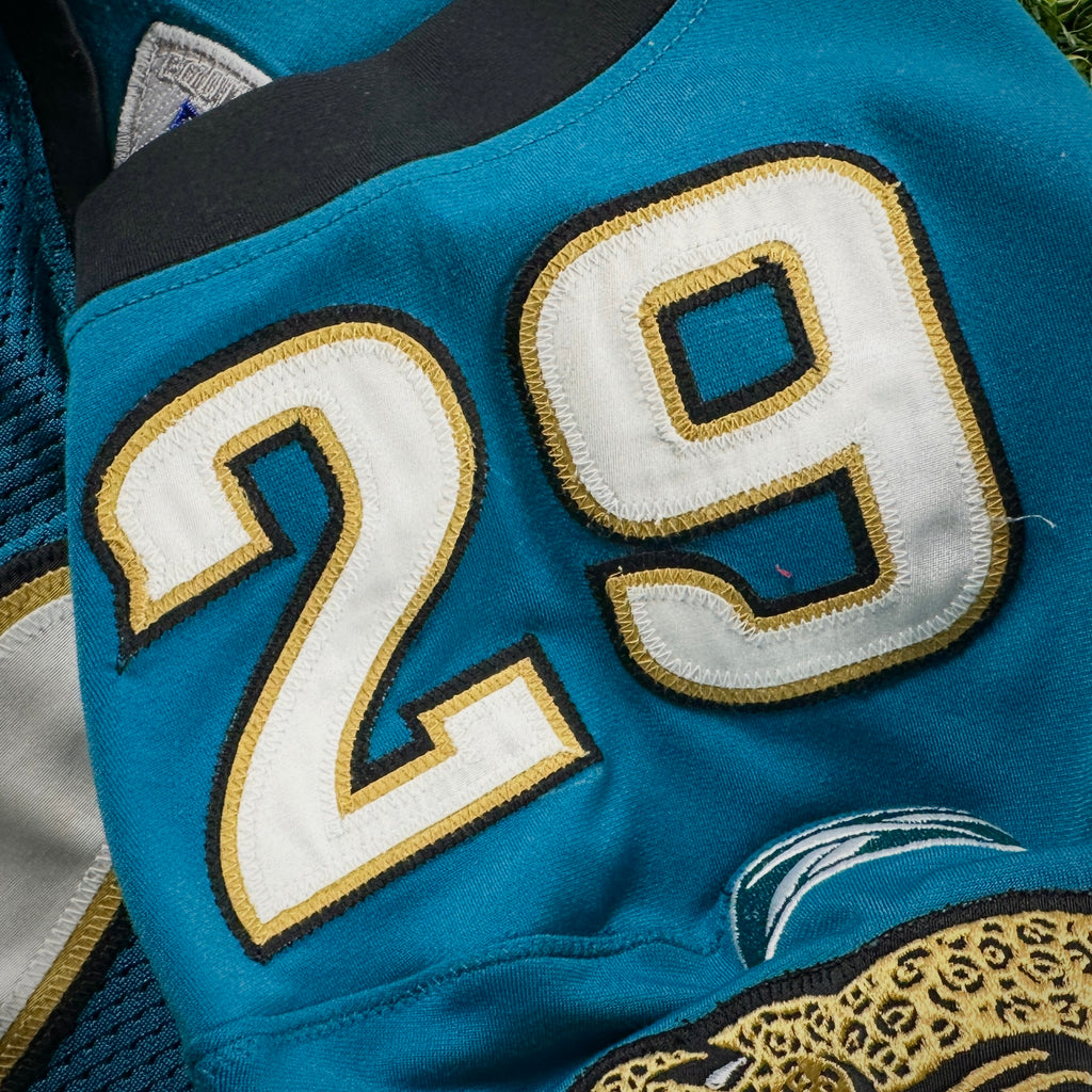 2007 Reebok NFL Game-Used Jersey Jacksonville Jaguars Brian Williams Teal Throwback
