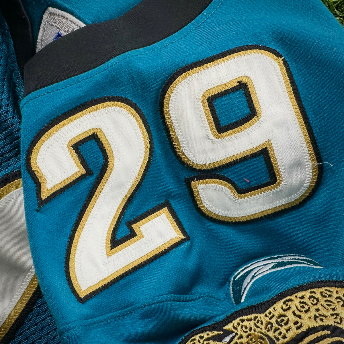 2007 Reebok NFL Game-Used Jersey Jacksonville Jaguars Brian Williams Teal Throwback