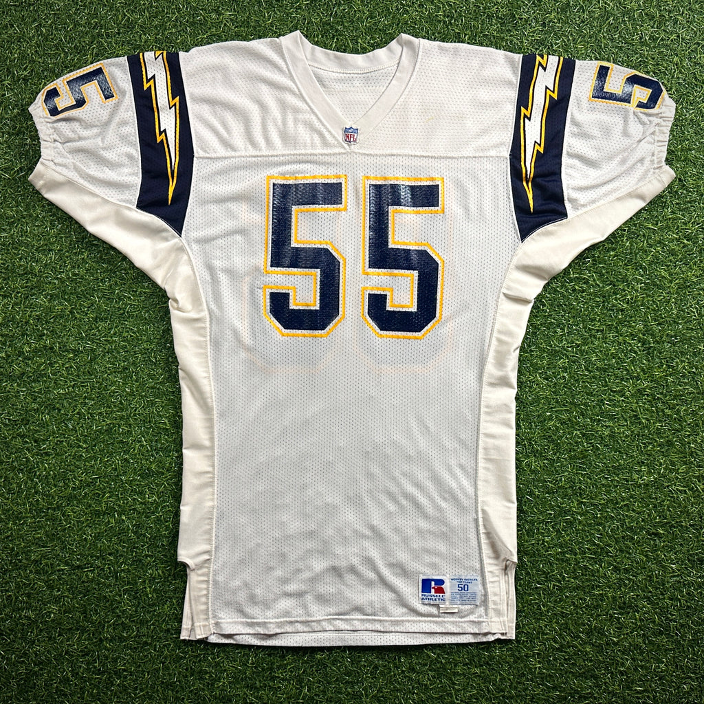 1993 Russell NFL Team Issued Game Jersey San Diego Chargers Junior Seau HOF