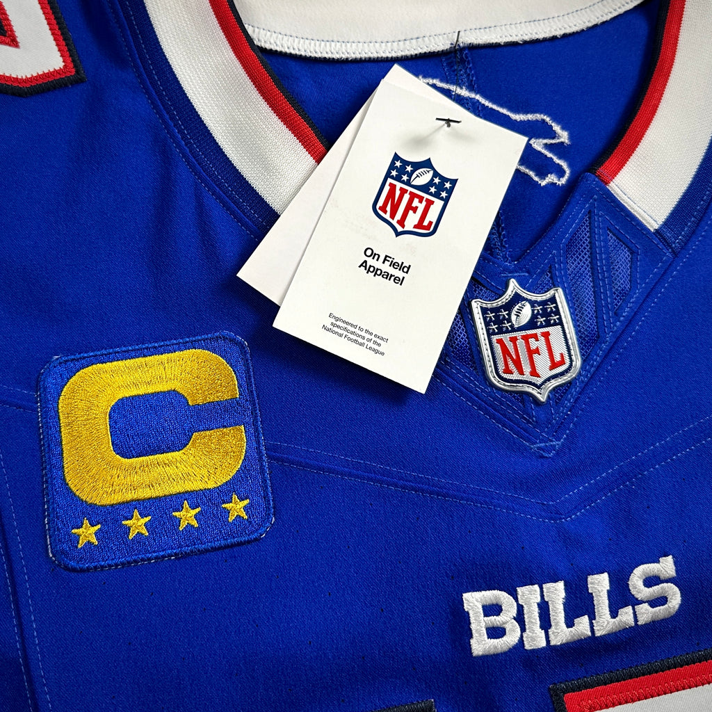 New! 2025 Nike NFL Vapor FUSE Elite Authentic Jersey Buffalo Bills Josh Allen Sz. 44 Blue Home