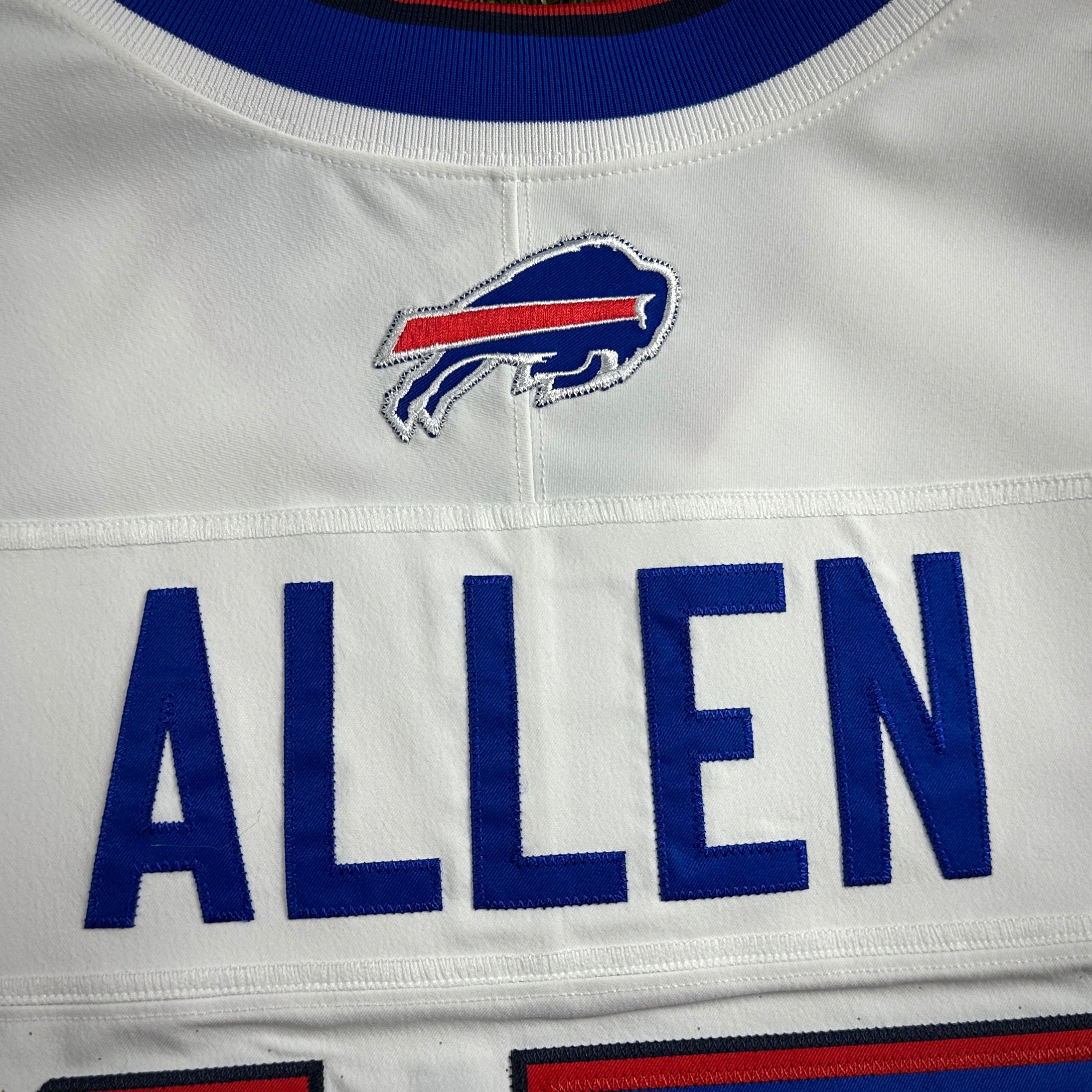New! 2025 Nike NFL Vapor FUSE Elite Authentic Jersey Buffalo Bills Josh Allen Sz. 44 White Road