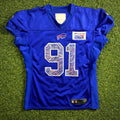 8/11/2021 Nike NFL Game Used Practice Jersey Buffalo Bills Ed Oliver Autograph