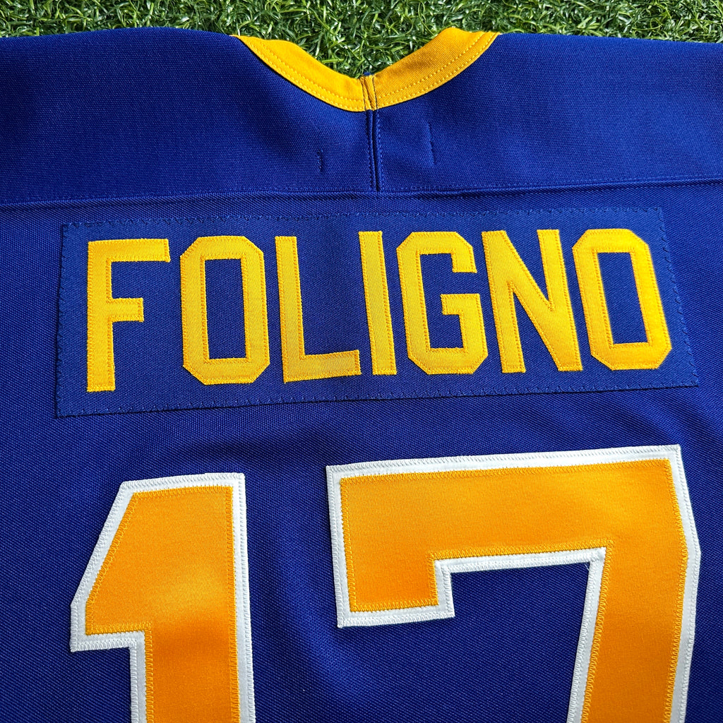 1987 CCM NHL Center Ice Authentic Jersey Buffalo Sabres Mike Foligno 52 Vintage