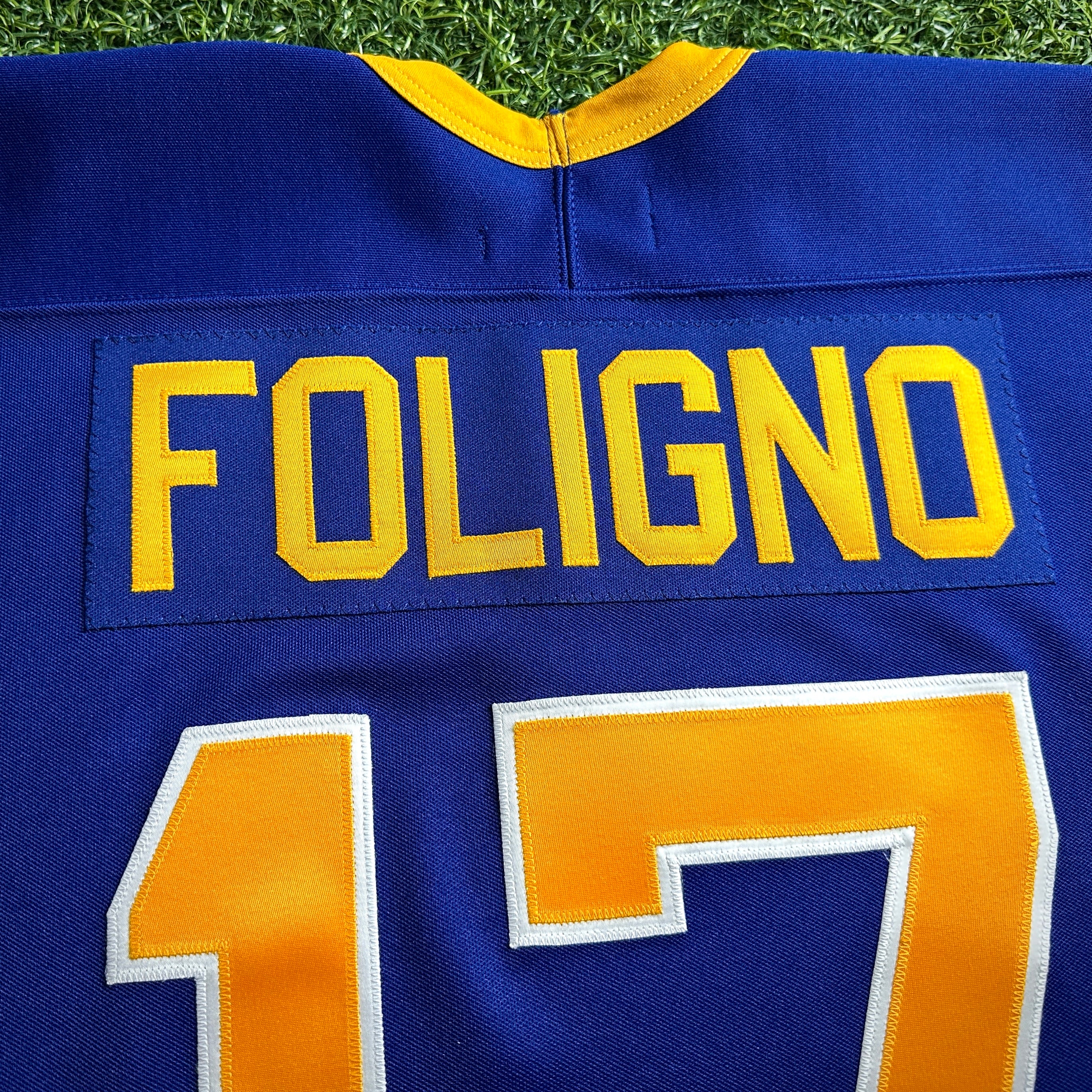 1987 CCM NHL Center Ice Authentic Jersey Buffalo Sabres Mike Foligno 52 Vintage