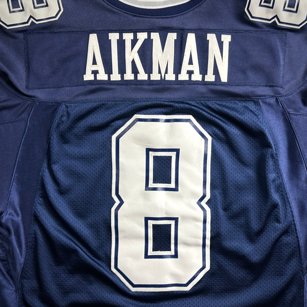 2000 Nike NFL Authentic Jersey Dallas Cowboys Troy Aikman Sz 48 Tom Landry Patch