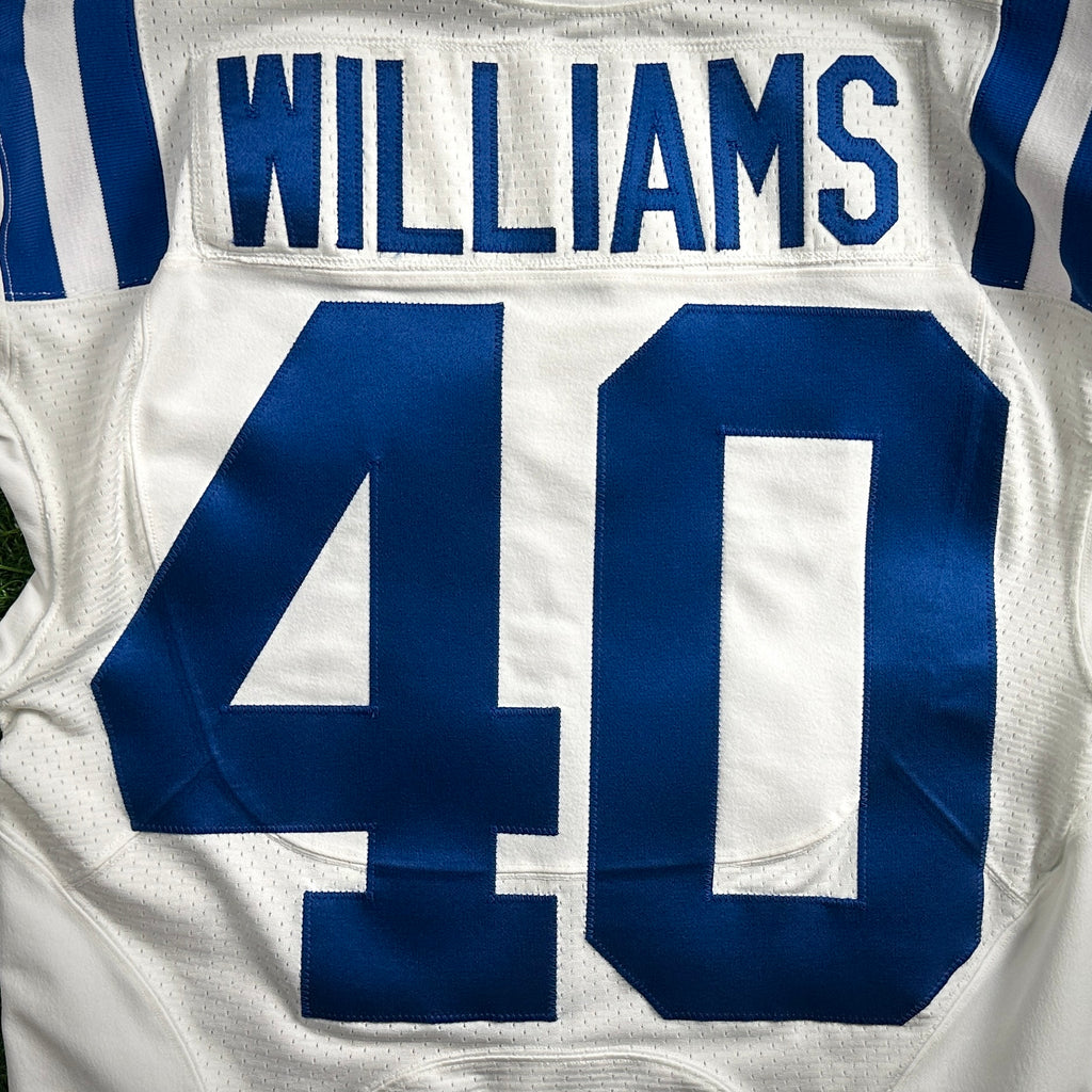 2019 Nike NFL Authentic Game-Issued Jersey Indianapolis Colts James Williams Team COA