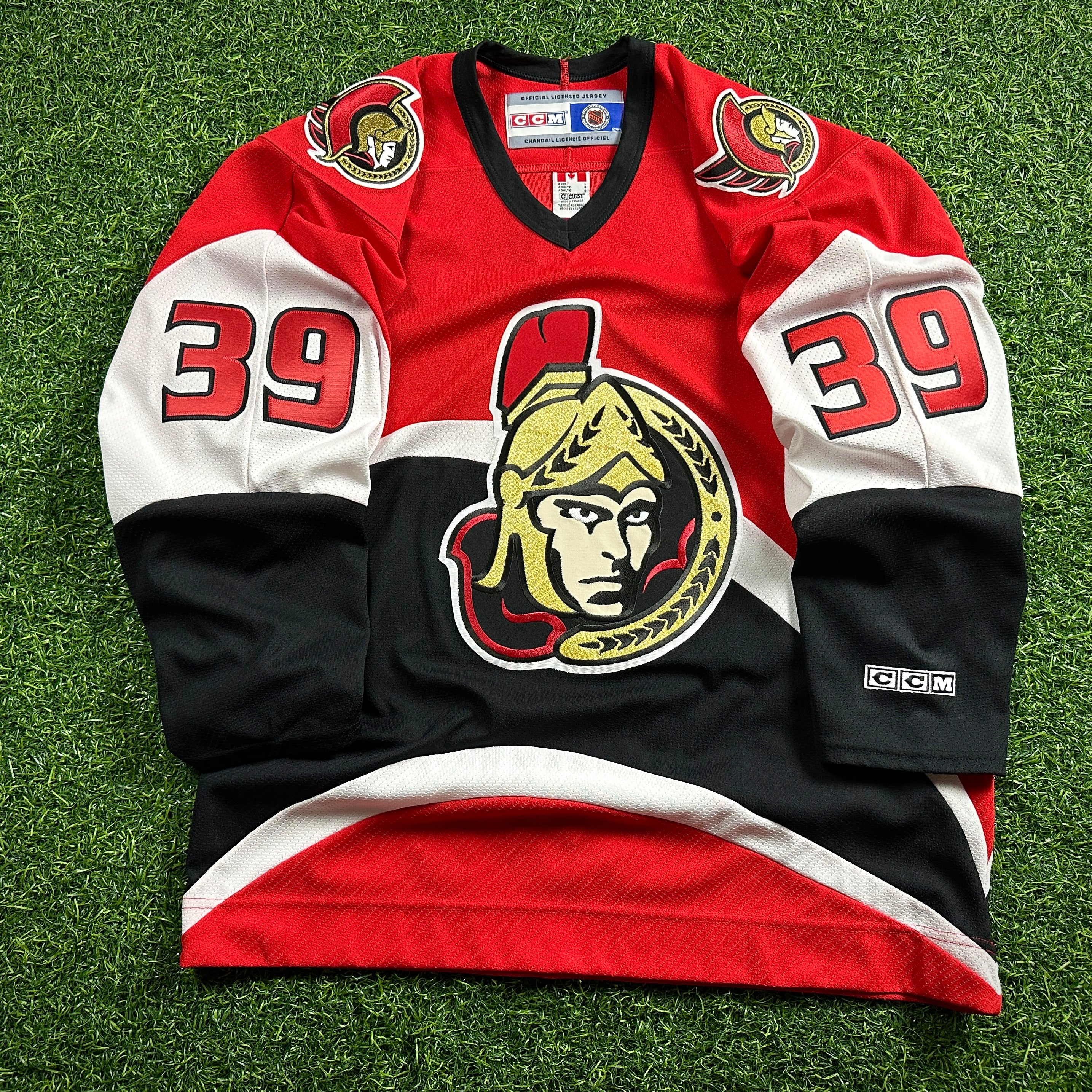 2005/06 CCM NHL Jersey Ottawa Senators Dominik Hasek Sz. L Vintage