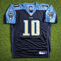 2006 Reebok NFL Authentic Rookie Jersey Tennessee Titans Vince Young Sz. 50 VTG